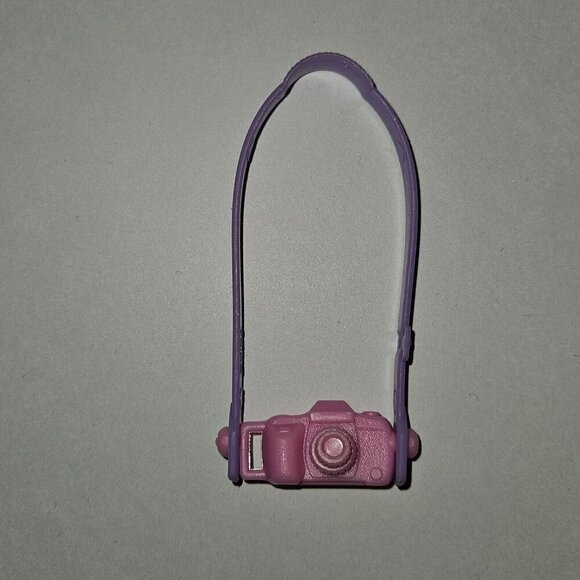 3 Barbie Doll Size Camera Lot Video Camera Camcorder Pink Purple Orange Mattel - Picture 2 of 7